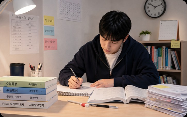수능 D-100, 멘탈 관리와 전략적 피드백으로 서울대 합격